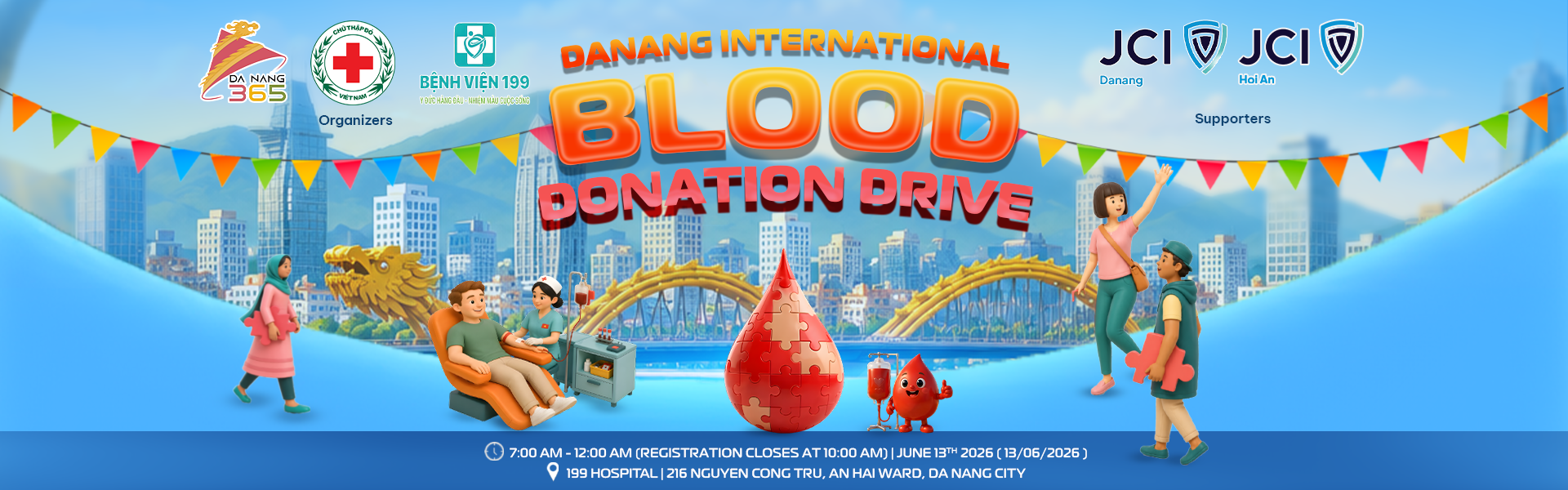 Danang International Blood Donation Drive - Sat, Jun 13, 2026 at 199 Hospital